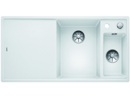 Granitový drez Blanco AXIA III 6 S F biela doska drevená  + Sinks čistiaca pasta