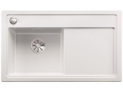 Granitový drez Blanco ZENAR 45 S F biela s excentrom drez vľavo  + Sinks čistiaca pasta