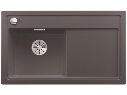 Granitový drez Blanco ZENAR 45 S F sivá skala s excentrom drez vľavo  + Sinks čistiaca pasta