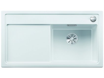 Granitový drez Blanco ZENAR 5 S F biela s excentrom drez vpravo  + Sinks čistiaca pasta