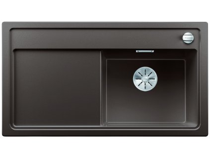 Granitový drez Blanco ZENAR 5 S F kávová s excentrom drez vpravo  + Sinks čistiaca pasta