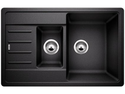 Granitový drez Blanco LEGRA 6 S Compact čierna  + Sinks čistiaca pasta
