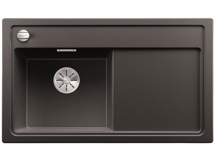 Granitový drez Blanco ZENAR 45 S InFino čierna drez vľavo s excentrom  + Sinks čistiaca pasta