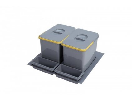 5289 2 odpadkovy kos sinks practiko 600 2x15l 2x miska