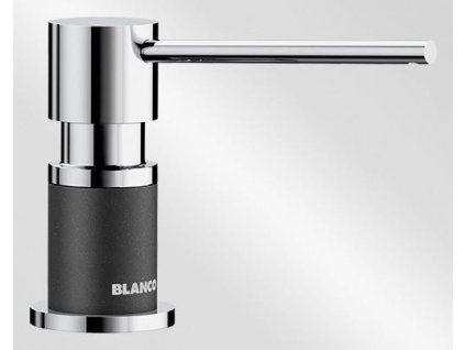 Dávkovač mydla LATO Silgranit/chróm čierna