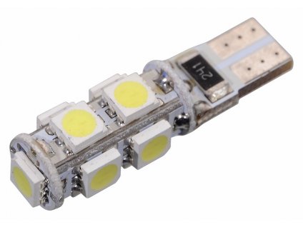 Žárovka 9 SMD LED 12V T10 s rezistorem CAN-BUS ready bílá 33795