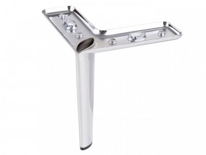 Nábytková nôžka guľatá bez rektifikácie 30 x 150 / chróm