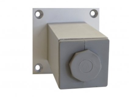 Nábytková nôžka s rektifikáciou 45 x 150 / eloxovaný hliník