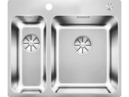 Nerezový drez Blanco Solis 340/180 IF/A nerez kartáčovaný s excentrom  + Sinks čistiaca pasta