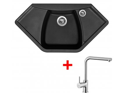 Akčný set Sinks NAIKY 980 Pureblack + batéria ELKA Chróm