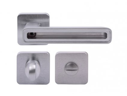 Dverná kľučka INNER FREE P660 WC - chróm matný