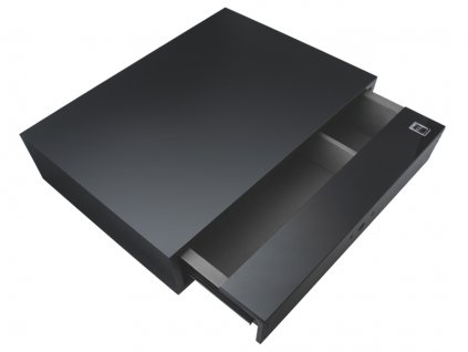 Trezor v zásuvke s tlmeným výsuvom STRONG, hnedý