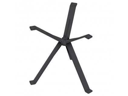 MILADESIGN designová centrální stolová noha tři ramena EX 72080-3 černá