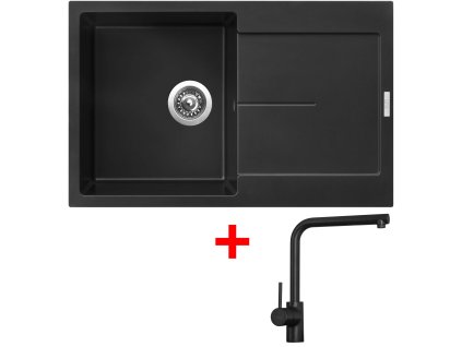 114071 akcni set sinks ultima 790 pureblack baterie elka cerna