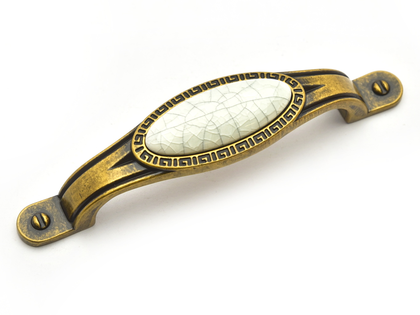 Interex OLVIA antik zlatá popraskaný porcelán 96 mm
