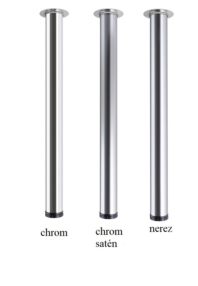 Stolová noha 1100/60 mm Farba/Provedenie: chróm