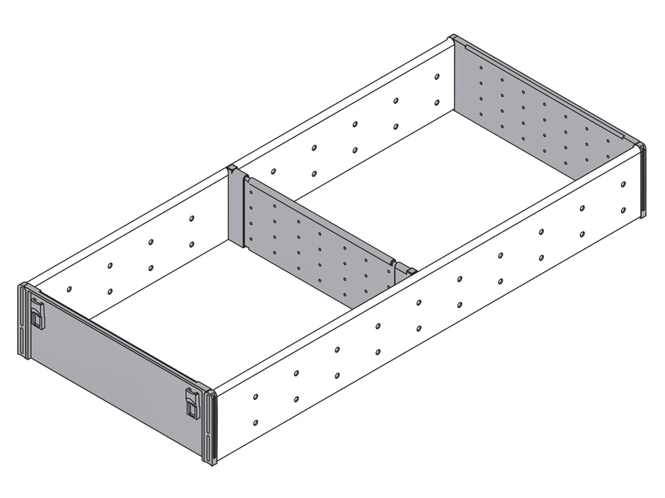 Blum sada FI2 ZSI.450FI2N Orga-line 194 x 450 mm