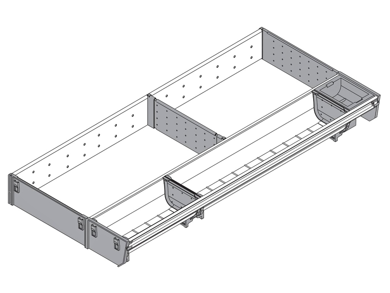 Príborník ZSI.550KI3N Orga-line 289 x 550 mm