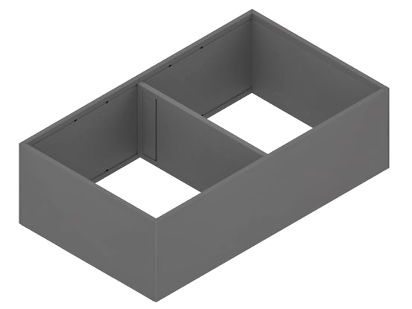 Rámček vysoký BLUM Ambia-line 218 / 400-650 - sivý