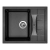 3855 4 granitovy drez sinks crystal 615 metalblack