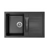 3861 4 granitovy drez sinks crystal 780 metalblack