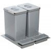 Odpadkový kôš Sinks PRACTIKO 600 2x20 L 2x miska