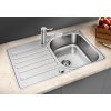 Nerezový drez Blanco LANTOS 45 S IF Compact nerez kartáčovaný  + Sinks čistiaca pasta