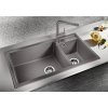 Granitový dvojdrez Blanco METRA 9 tartufo drez vlevo  + Sinks čistiaca pasta