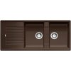Granitový dvojdrez Blanco ZIA 8 S kávová  + Sinks čistiaca pasta