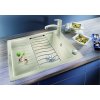 Granitový drez Blanco ELON 45 S tartufo s excentrom + nerezová mriežka  + Sinks čistiaca pasta