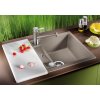 Granitový drez Blanco METRA 45 S Compact kávová s excentrom  + Sinks čistiaca pasta