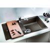 Granitový drez Blanco ZIA XL 6 S Compact kávová s excentrom  + Sinks čistiaca pasta