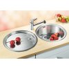 Nerezový drez Blanco RONDO SET nerez kartáčovaný  + Sinks čistiaca pasta