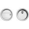 Nerezový drez Blanco RONDO SET nerez kartáčovaný  + Sinks čistiaca pasta