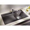 Granitový drez Blanco ZENAR 45 S-F sivá skala drez vľavo s excentrom bez prísl.  + Sinks čistiaca pasta