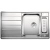 Nerezový drez Blanco AXIS III 5 S-IF nerez hodvábny lesk s excentrom  + Sinks čistiaca pasta