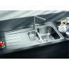 Nerezový drez Blanco CLASSIMO 6 S-IF nerez kartáčovaný s miskou  + Sinks čistiaca pasta