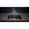 Granitový drez Blanco ETAGON 700 U biela s pojazdy  + Sinks čistiaca pasta