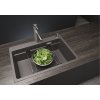 Granitový drez Blanco ETAGON 8 antracit s excentrom a pojazdy  + Sinks čistiaca pasta