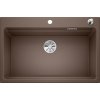 Granitový drez Blanco ETAGON 8 kávová s excentrom a pojazdy  + Sinks čistiaca pasta