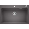Granitový drez Blanco ETAGON 8 sivá skala s excentrom a pojazdy  + Sinks čistiaca pasta