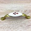 5175 2 nabytkova uchytka divera zlata antik porcelan s listky