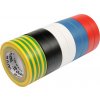 Páska izolační 19 x 0,13 mm x 20 m barevná 10 ks YT-8173