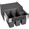 Odpadkový kôš Blanco SELECT II 60/4 2x15 L 2x6 L