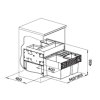 Odpadkový kôš Blanco SELECT II XL 60/3 Orga 1x30 L 2x8 L