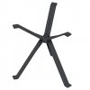 MILADESIGN designová centrální stolová noha tři ramena EX 72080-3 černá