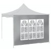 Bočnice pro párty stan WINDOW 2x3m 420D šedá WATERPROOF 13345