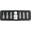 Sada bitů 7 ks TORX s otvorem YT-0416