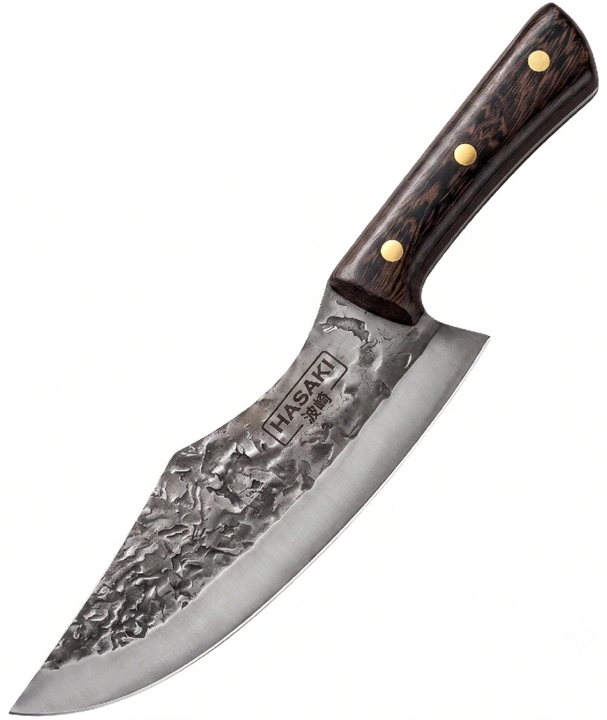 Řeznický nůž z kované oceli - Wenge 21 cm
