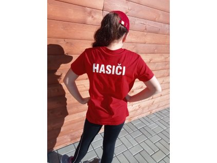 Malfini Tričko pre deti s nápisom HASIČI
